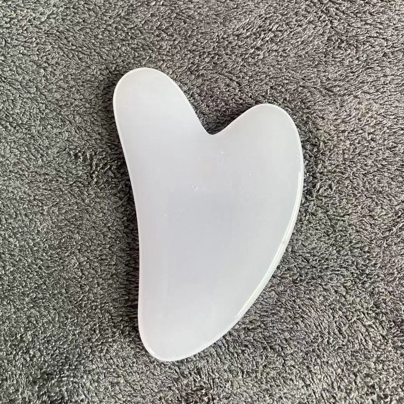 Planche Gua Sha en forme de cœur – Masseur corporel en résine
