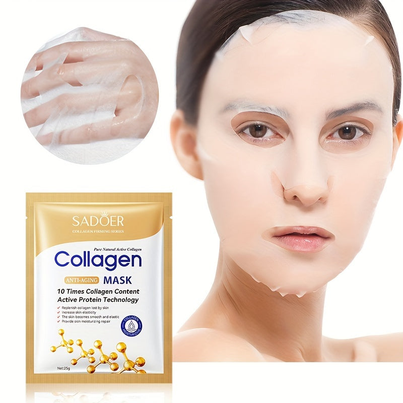 Masque visage au collagène hydratant