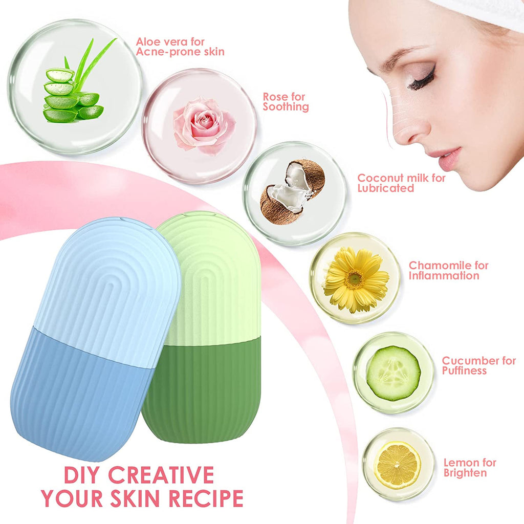 Rouleu de glace en sillicone motif concombre