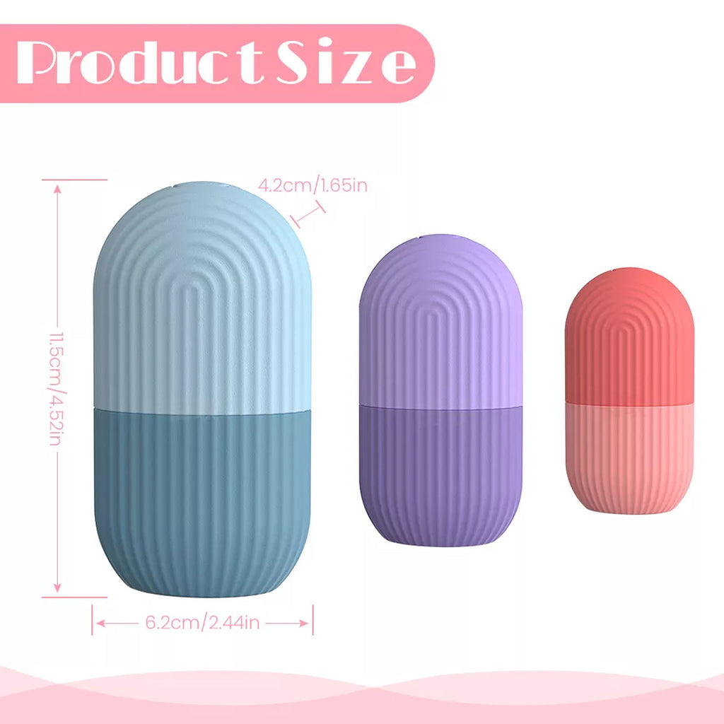Rouleu de glace en sillicone motif concombre