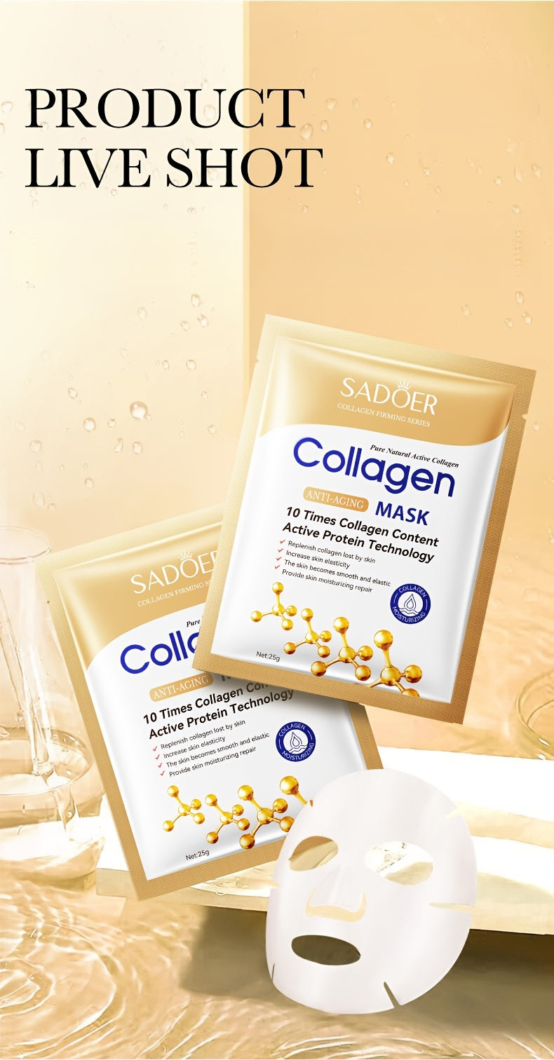 Masque visage au collagène hydratant