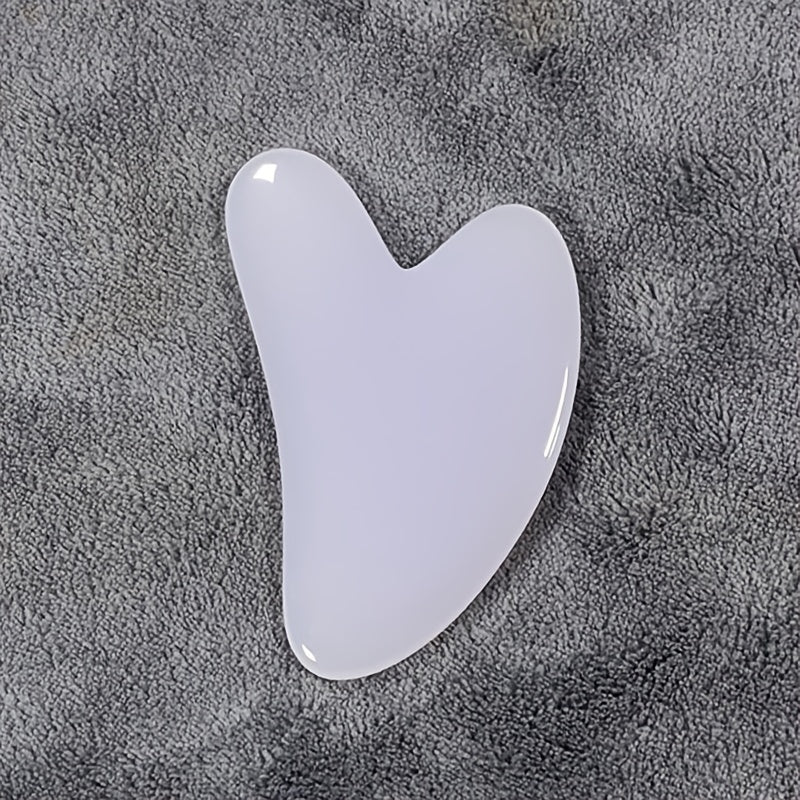 Planche Gua Sha en forme de cœur – Masseur corporel en résine