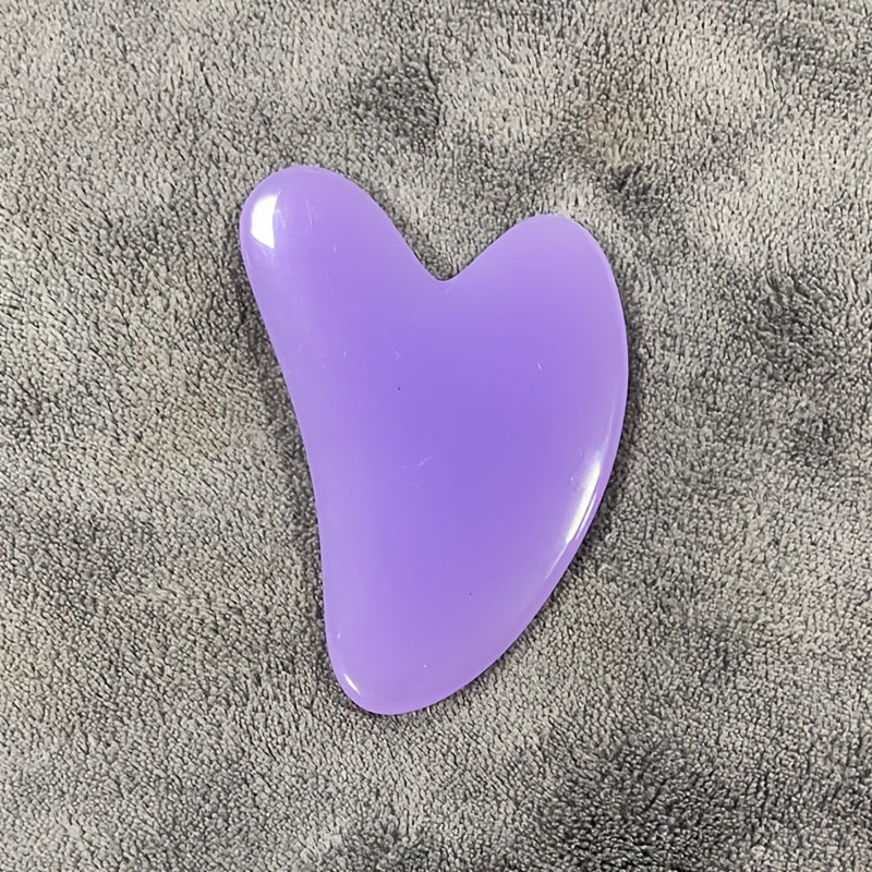 Planche Gua Sha en forme de cœur – Masseur corporel en résine
