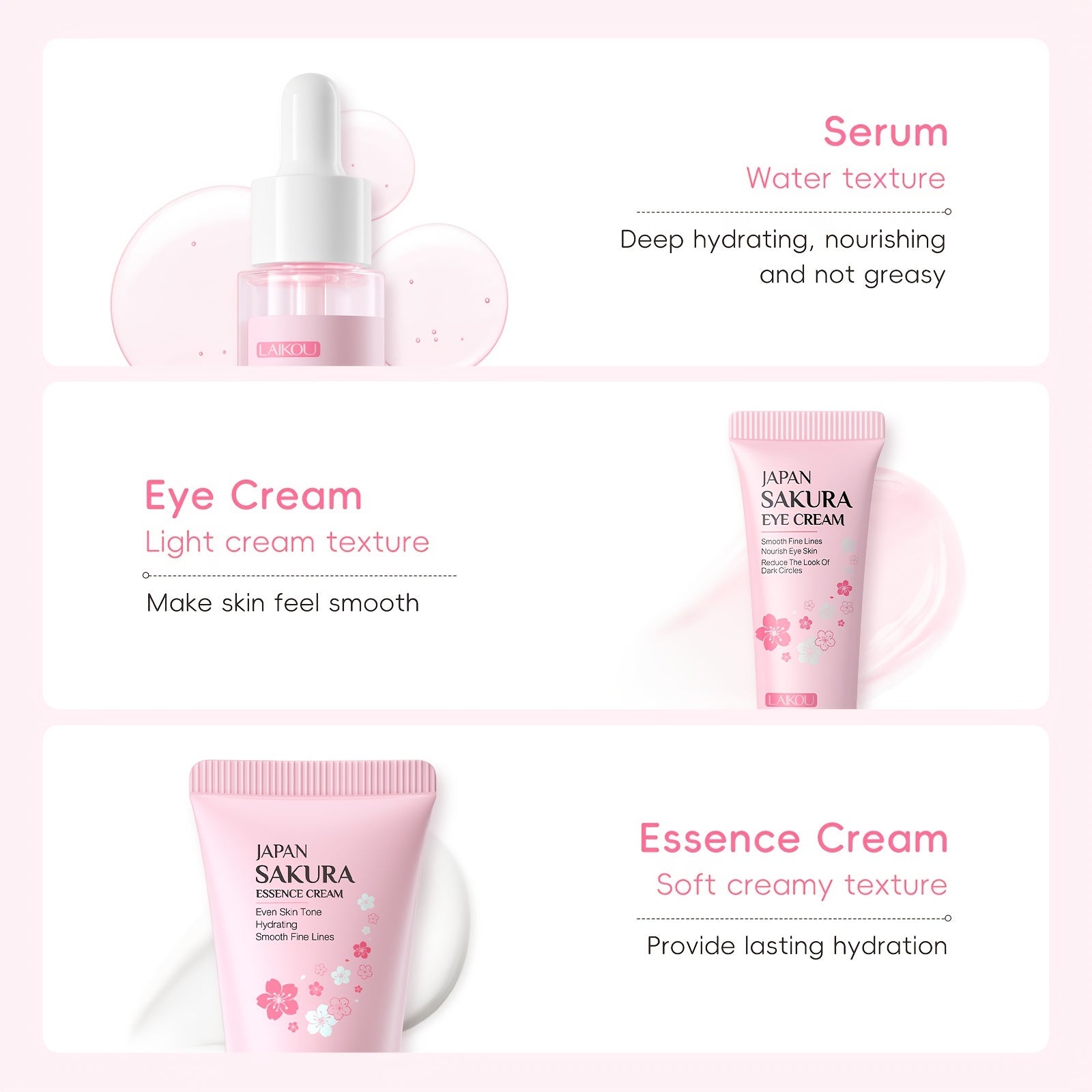 Coffret soin a base de Sakura