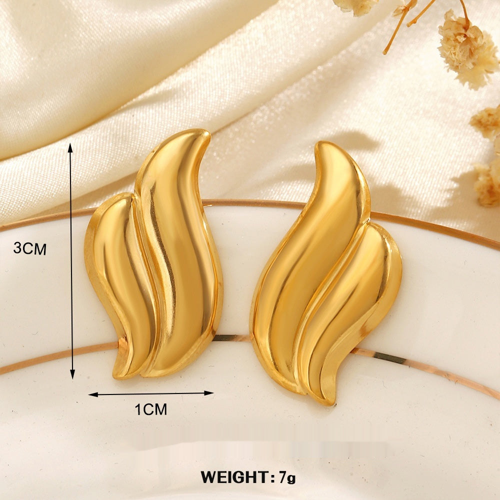 Boucle d'oreille a motifs