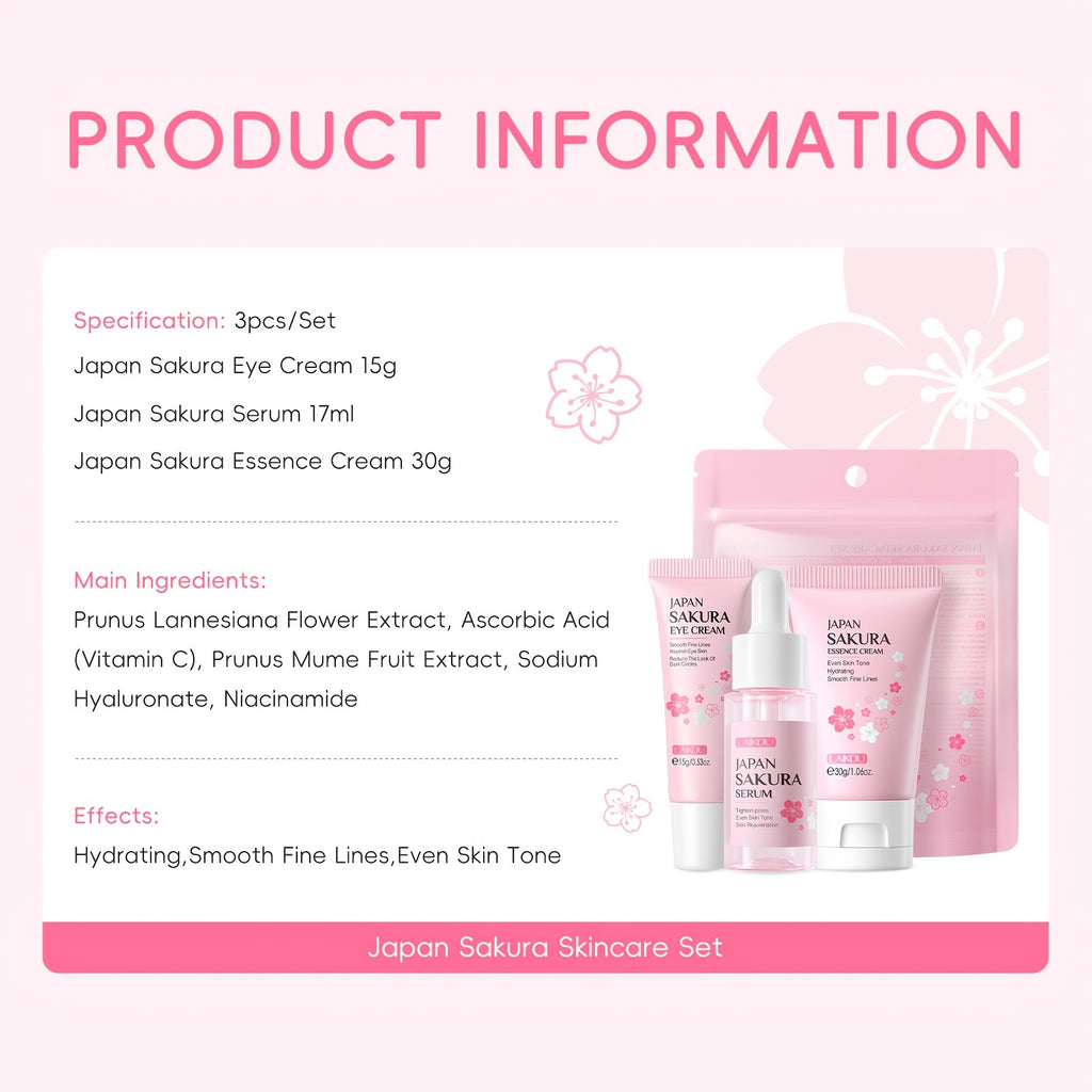 Coffret soin a base de Sakura
