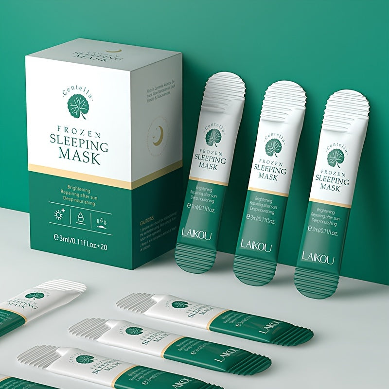 masques visage à la gelée de Centella Asiatica